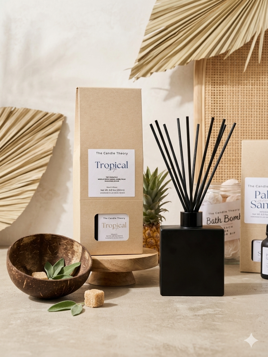 Reed Diffusers| Flameless| The Candle Theory