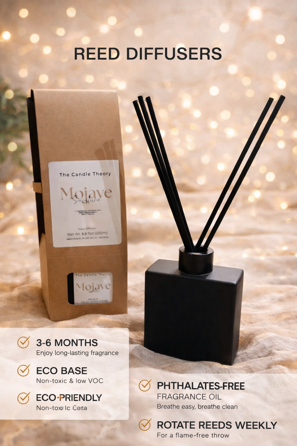 Reed Diffusers | Flameless| The Candle Theory