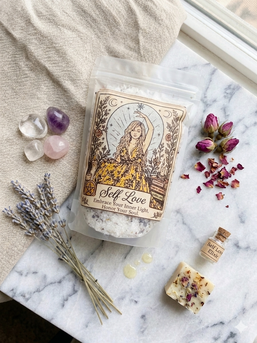 Intention Bath Salts| Self Love, Prosperity & Dreams Come True Ritual Soaks