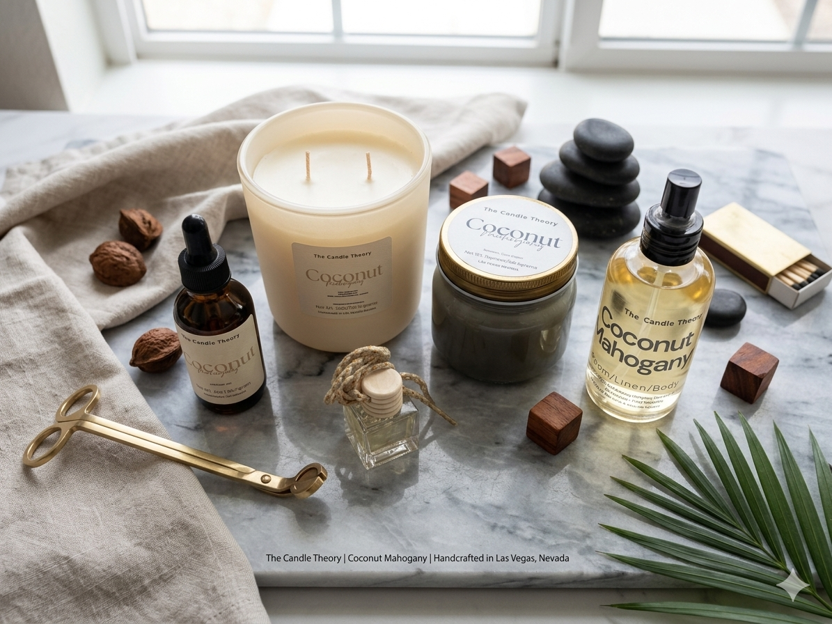 Coconut Mahogany (Type)| Luxury | The Candle Theory