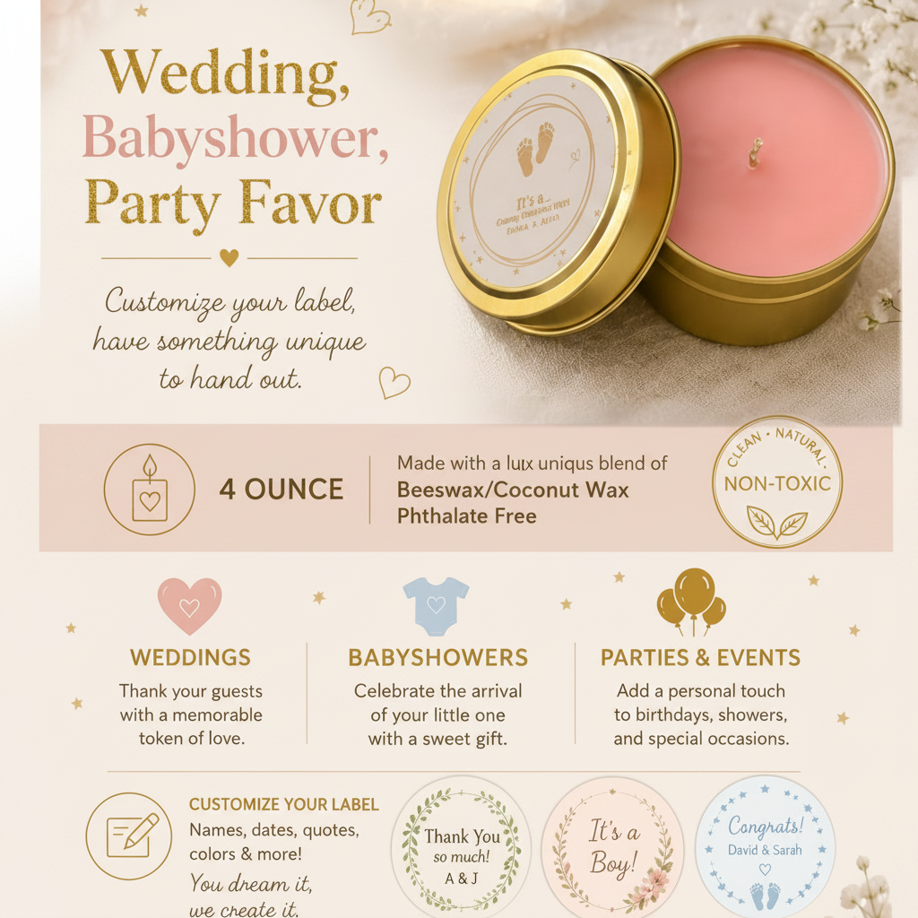 Custom Party Favors| Packs of 48| Bundles