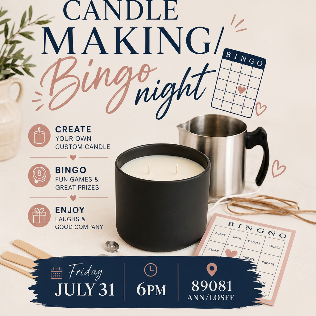 Candle Making/Bingo Night
